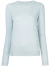 Stella Mccartney Long-sleeve Fitted Sweater - Blue
