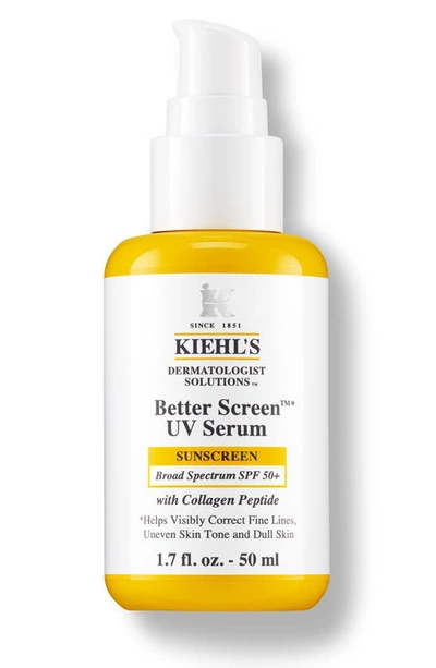 Kiehl's Since 1851 Better Screen Uv Serum Spf 50+ Facial Sunscreen With Collagen Peptide 1.7 oz / 50 ml In 50ml Us Ca