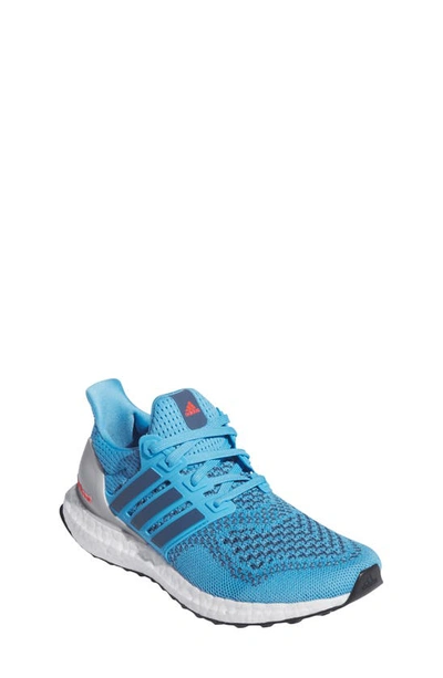 Adidas Originals Kids' Ultraboost 1.0 Running Sneaker In Semi Blue Burst/solar Red/preloved Ink