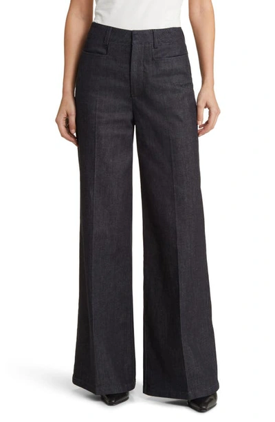 Closed Veola Wide Leg Denim Pants In Blue