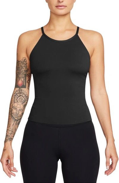 Nike Infinasoft Essentials Dri-fit Tank In Black/ Pcg6c