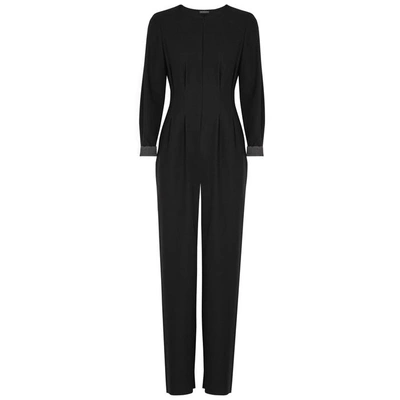 Emporio Armani Black Wide-leg Jumpsuit