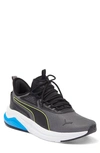 Puma Amplifier Sneaker In Cool Dark Gray-lime-black