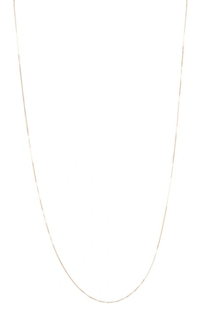 Bony Levy Simple Thin Chain Necklace In 14k Yellow Gold