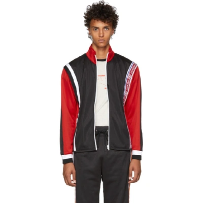 Givenchy Men's Colorblock Zip-front Track Jacket In Navy