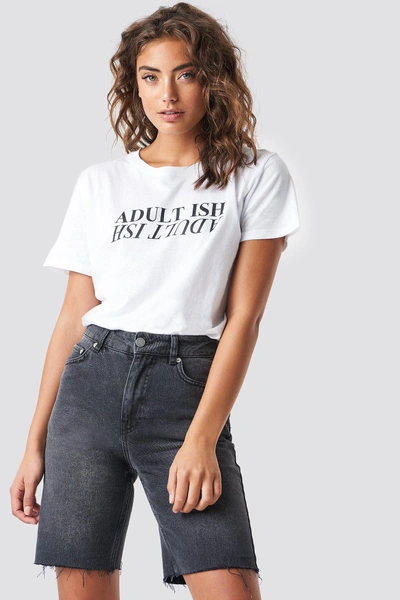 Astridolsenxnakd Adult Ish Tee White