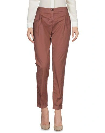 Armani Jeans Casual Pants In Brown