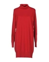 Maison Margiela Short Dresses In Red