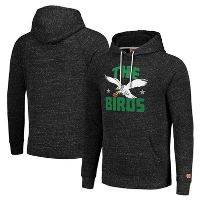 Homage Unisex   Charcoal Philadelphia Eagles Hyperlocal Raglan Pullover Hoodie