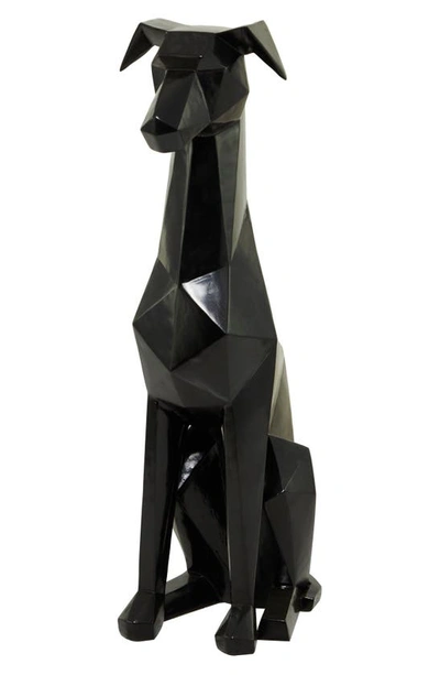 Novogratz Dog Sculpture In Black