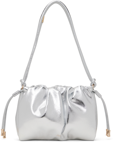 Apc Mini Ninon Shoulder Bag In Silver