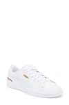 Puma Vikky V3 Metallic Sneaker In  White- Gold-silver