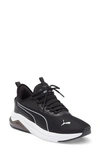 Puma Amplifier Sneaker In Black- White