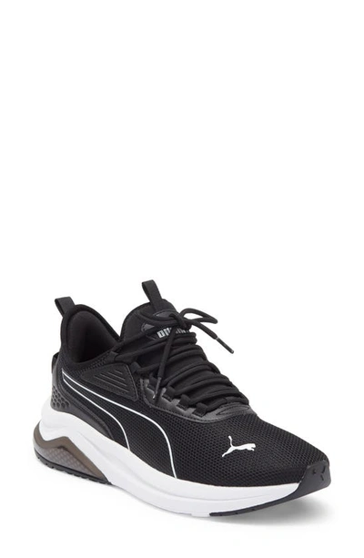 Puma Amplifier Sneaker In  Black- White