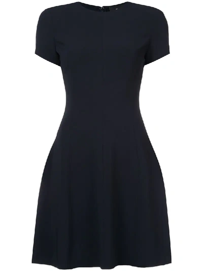 Theory Modern Seamed Dress In Black