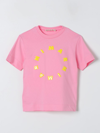 Marni Kids' T-shirt Con Logo In Pink