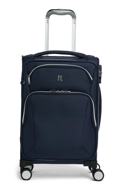 It Luggage Expectant 20-inch Softside Carry-on Spinner Luggage In Dress Blues