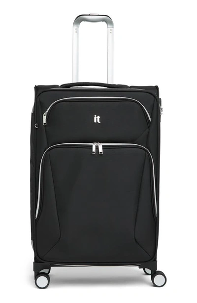 It Luggage Expectant 25-inch Softside Spinner Luggage In Black