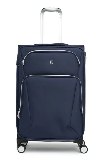 It Luggage Expectant 25-inch Softside Spinner Luggage In Blue