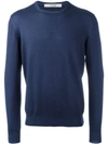 La Fileria For D'aniello Fine Knit Jumper In Blue