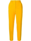 Msgm Straight Trousers In Yellow