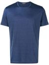 Loro Piana T-shirt Mit Rundhalsausschnitt In Blue