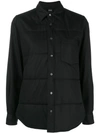 Aspesi Button Shirt Jacket - Black