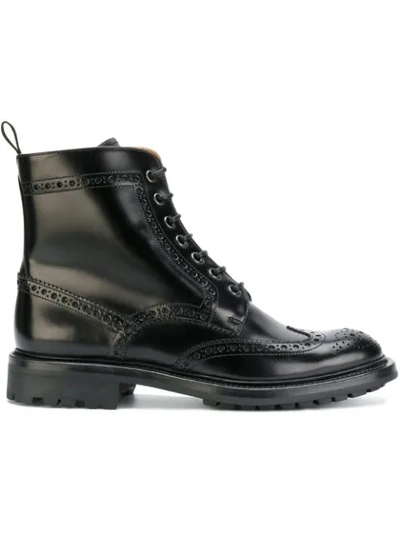 Church's Lace-up Boots In Black