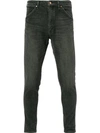 White Mountaineering Classic Skinny Jeans In Grey
