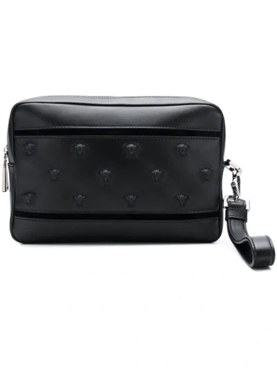 Versace Medusa Studded Washbag - Black