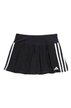Adidas Originals Kids' 3-stripes Pleated Skort In Black