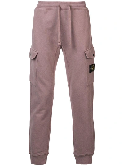 Stone Island Side Pocket Track Pants In Neutrals