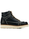 Jw Anderson Navy Hiking Boot