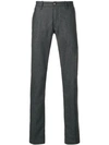 Jacob Cohen Straight Cropped Trousers - Grey