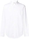 Aspesi Button-down Long-sleeve Shirt In White
