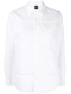 Aspesi Button Shirt Jacket In White