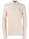 Polo Ralph Lauren Long Sleeved Classic Polo - Neutrals