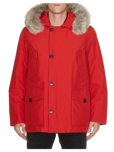 Woolrich Gore-tex Anorak In Red
