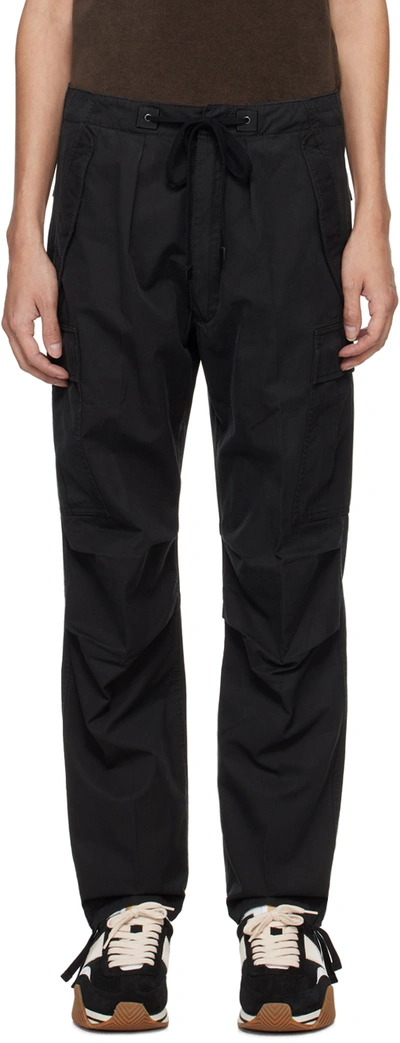 Tom Ford Lightweight Cargo Trousers In Black