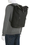 Duchamp Roll Top Backpack In Black