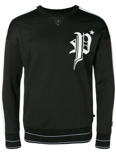 Philipp Plein Chest Logo Sweatshirt In Black