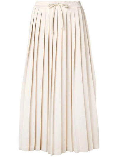 Gucci Webbing Pleated Skirt - Nude & Neutrals