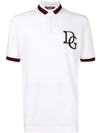 Dolce & Gabbana Dg Logo Polo Shirt - White