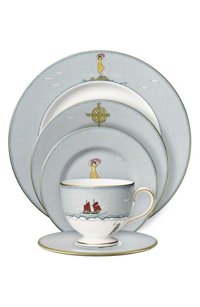 Wedgwood Sailor's Farewell 5-piece Place Setting In Grey