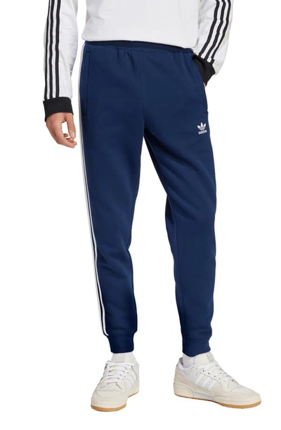 Adidas Originals Adicolor 3-stripes Slim Fit Joggers In Night Indigo