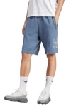Adidas Originals Adicolor Lifestyle Outline Trefoil Shorts In Preloved Ink/white