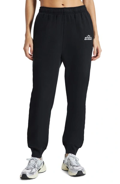 Bandier Les Sports Joggers In Black/ White