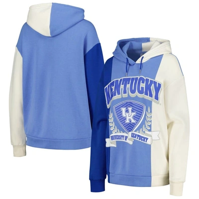 Gameday Couture Royal Kentucky Wildcats Hall Of Fame Colorblock Pullover Hoodie