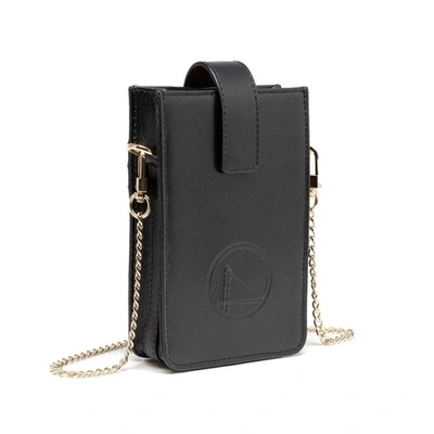 Lusso Golden State Warriors Ronnie Cell Phone Crossbody Purse In Black