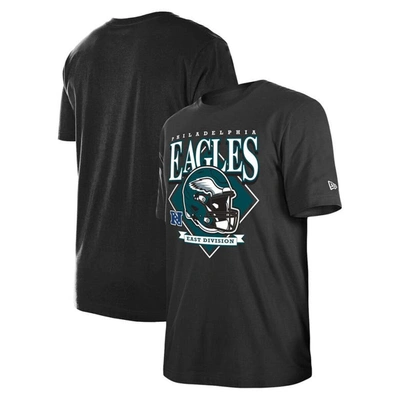 New Era Black Philadelphia Eagles Team Logo T-shirt